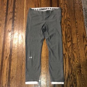Gray UnderArmour Activewear Leggings